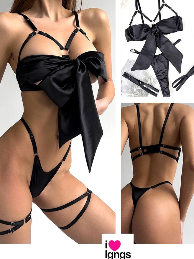 SALE💣 SET SPODNÉHO PRADLA DIANA Nájdeš na: https://www.iloveleggings.sk/diana-lingerie-set-black/