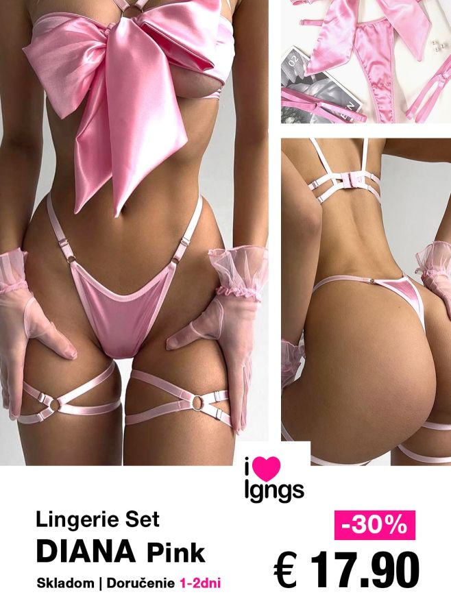💣SALE💣 SET SPODNÉHO PRADLA DIANA https://www.iloveleggings.sk/diana-lingerie-set-pink/