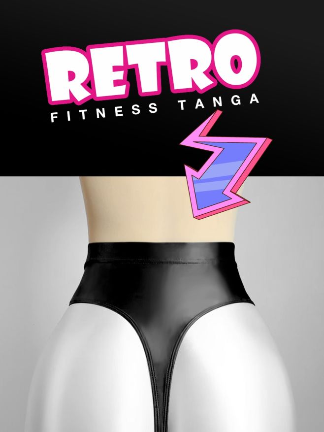 💥RETRO💥 Fitness Tanga BLACK Urob si z akýchkoľvek basic Seamless legín SUPER RETRO HOT model Kúpiš na:...
